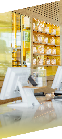 高級感のある店舗内装